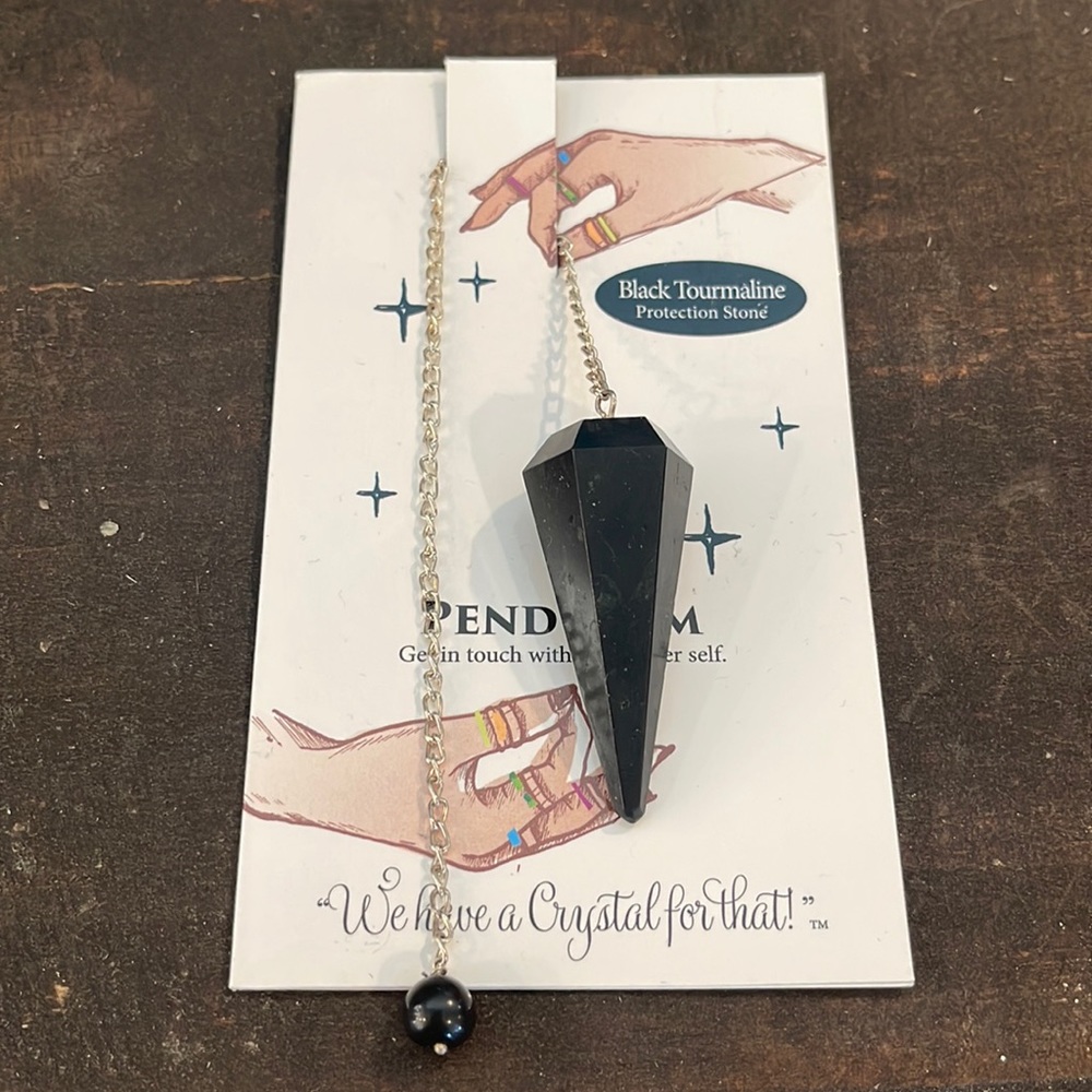 Pendulum Black Tourmaline